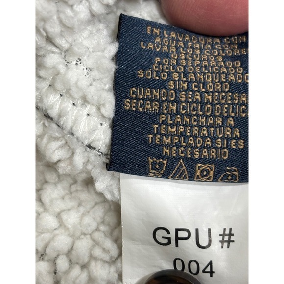 Freedom Foundry Sherpa Lined Flannel Shirt Jacket Gray Plaid Men's - Picture 5 of 10